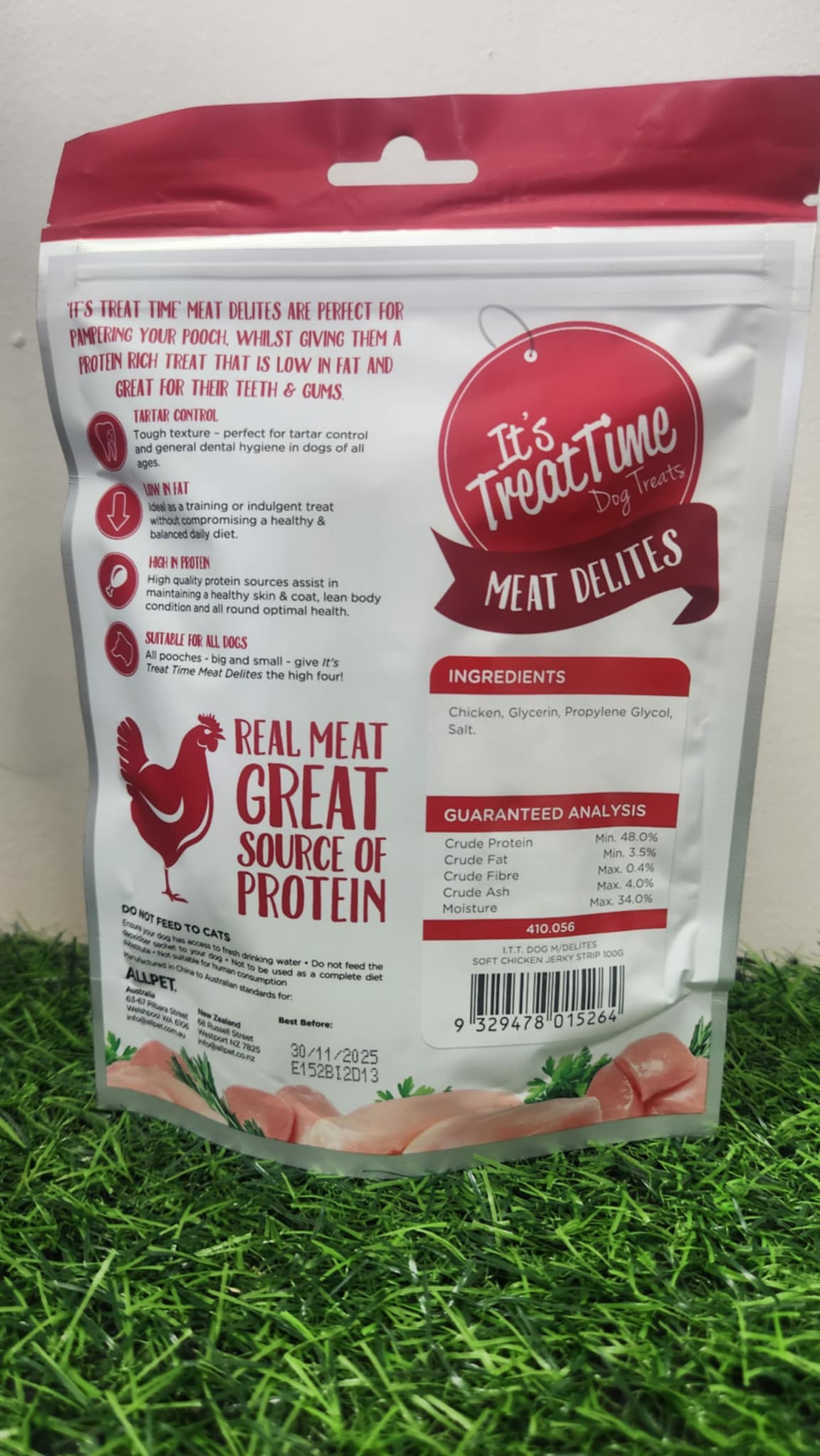 Chicken Jerky Soft Strip 100g