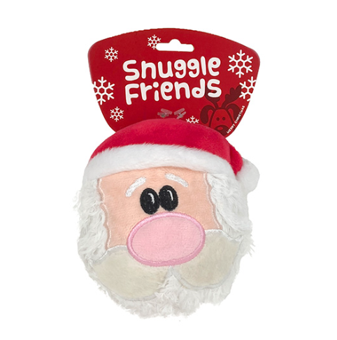 Snuggle friends squeaky ball Santa