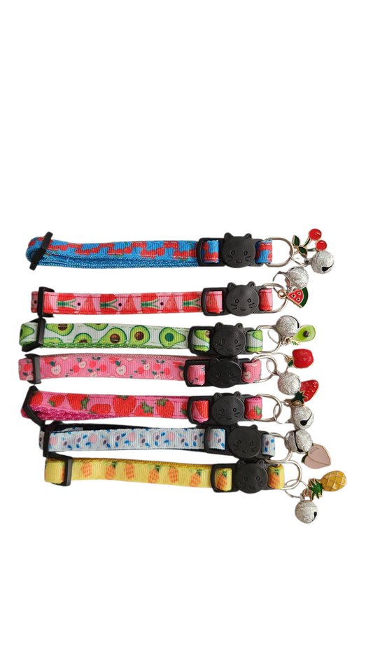 Fruity cat collars