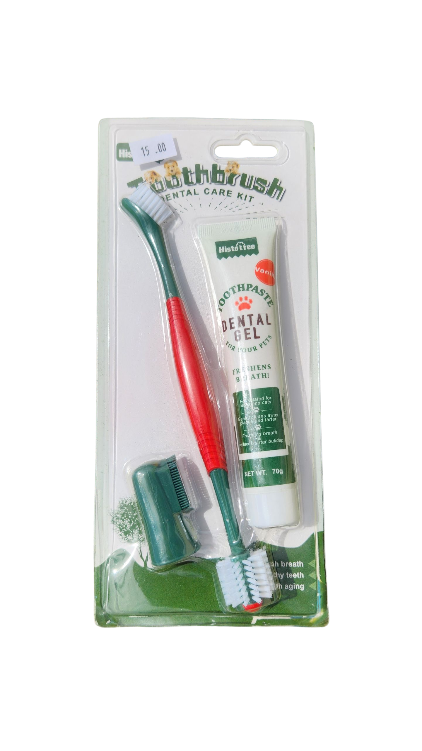 Vanilla flavour dental care kit