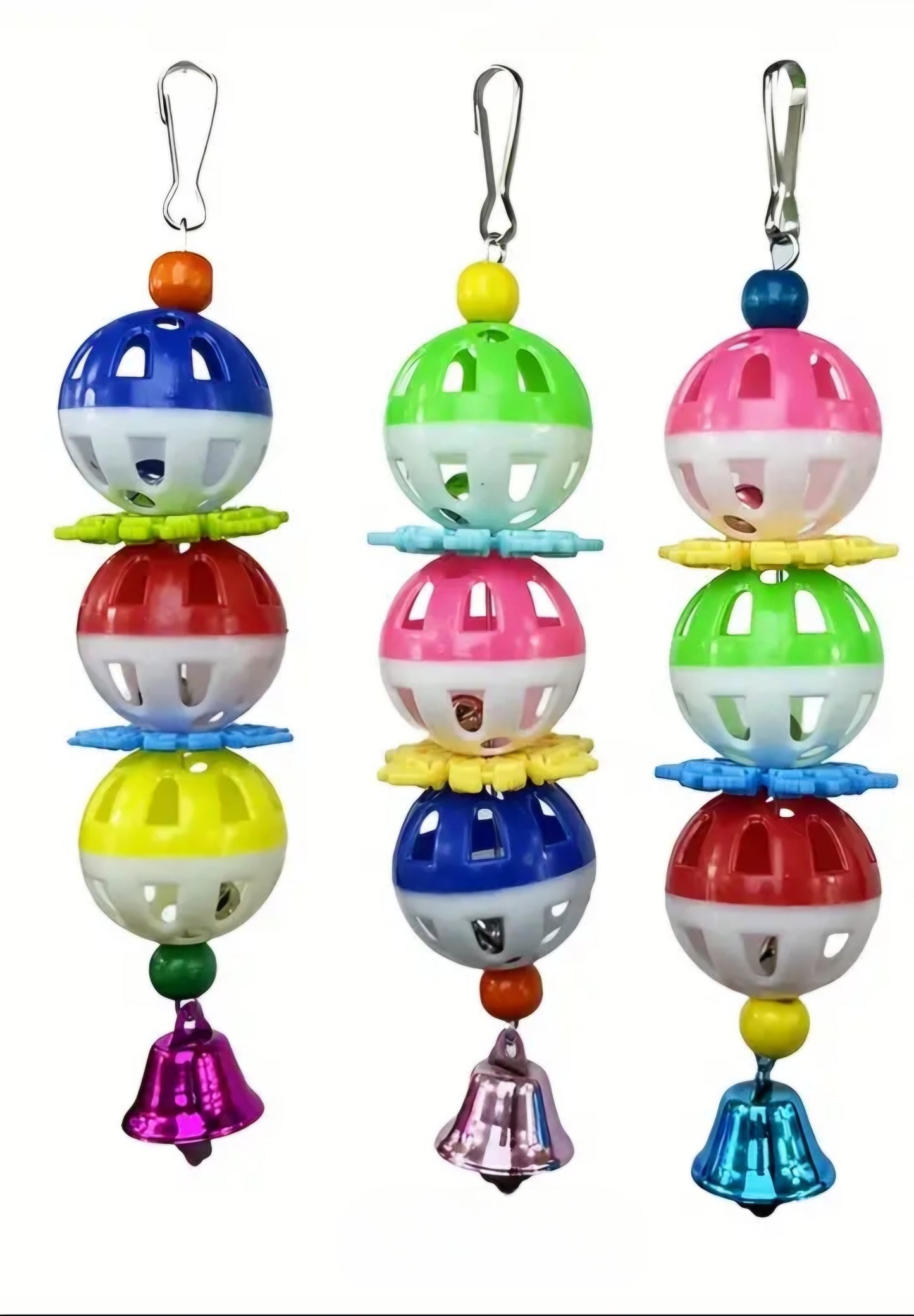 Bell & ball bird toy
