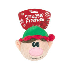 Snuggle friends Christmas elf squeaky ball